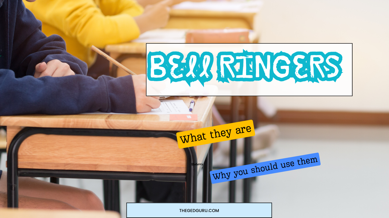 Bell Ringers are the ultimate GED prep tool for educators.  Learn what they are and why you should be using them in your classroom.