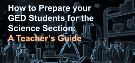 Cover page for an article on how to prepare your GED students for the Science section: A teacher's guide