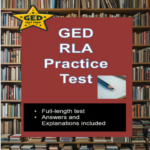 Cover for a GED RLA Practice Test