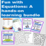 Cover for "Fun with Equations: A hands-on learning Bundle." A resource for sale in my TPT store.