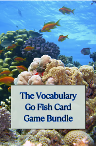 Cover for The Vocabulary Go Fish Card Game Bundle