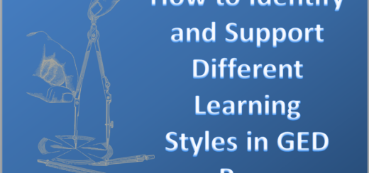 Title slide: How to Identify and Support Different Learning Styles in GED Prep