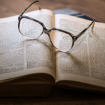 A picture of an open book to begin the section on reading/writing learners.