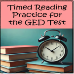 Cover for Timed Reading Practice for the GED Test