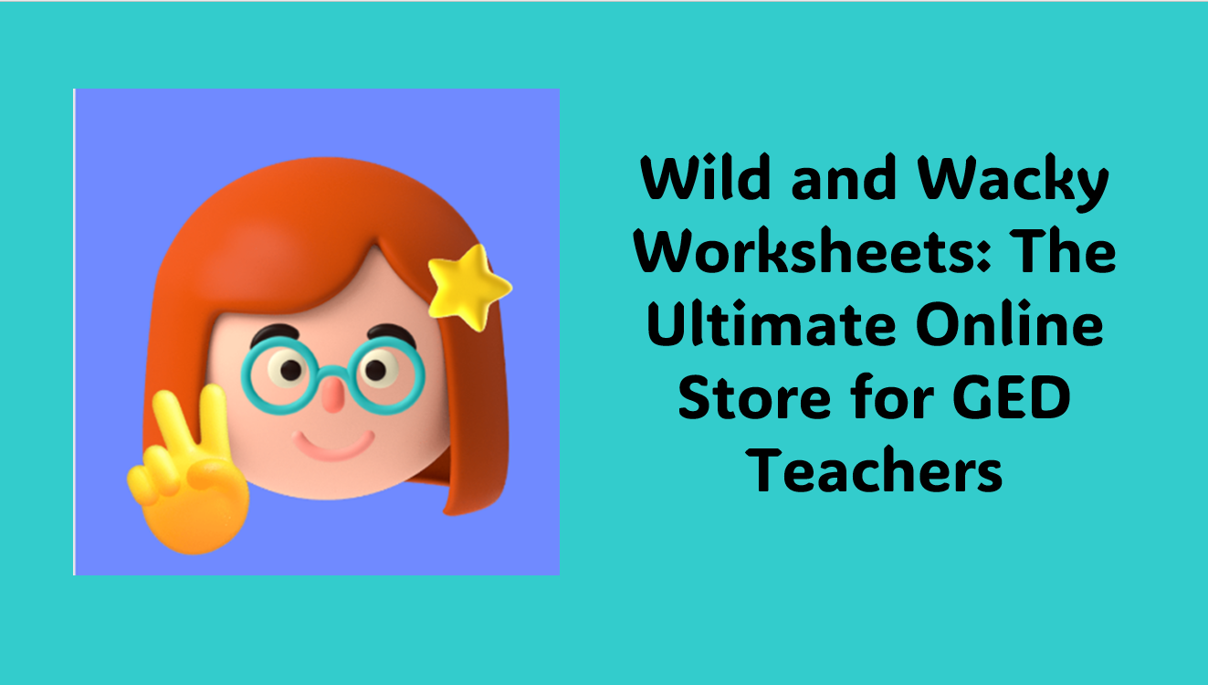 Wild and Wacky Worksheets logo and the title of the article with a teal background