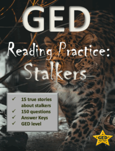 Cover for resource on true stalker stories
A resource recommended for GED success.