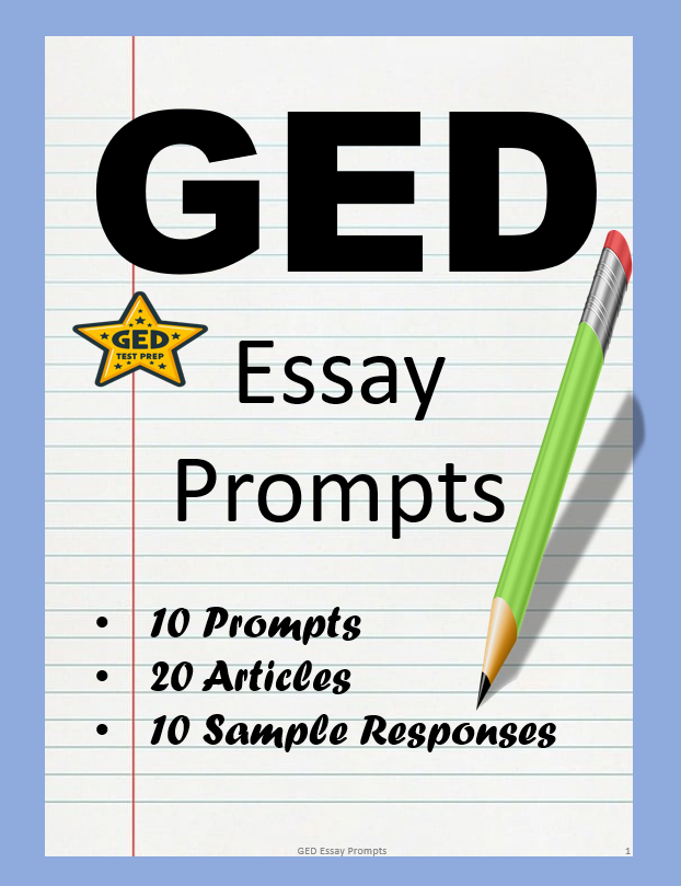 Cover for GED Essay Prompts