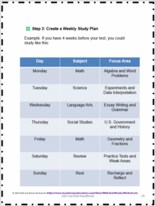 Sample page from The Ultimate GED Success Tool: Exploring the GED Handbook/Survival Guide from Wild and Wacky Worksheets