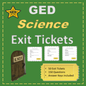 Cover for GED Science Exit Tickets