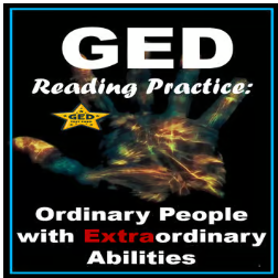 Cover for GED Reading Practice: Ordinary People with Extraordinary Abilities from Wild and Wacky Worksheets