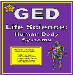 Cover for GED Life Science: Human Body Systems from Wild and Wacky Worksheets