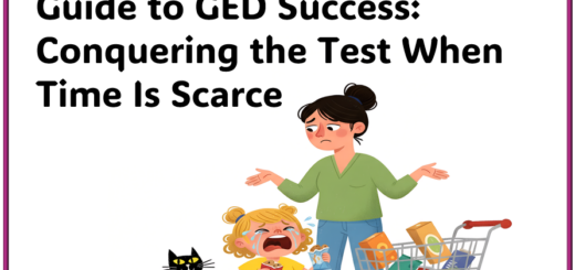 Title for the article, "Single Parents' Ultimate Guide to GED Success: Conquering the Test When Time is Scarce"