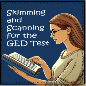 Cover for the resource: Skimming and Scanning for the GED Test