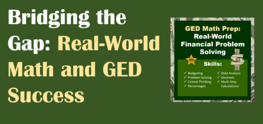 Cover for the article: "Bridging the Gap: Read-World Math and GED Success."