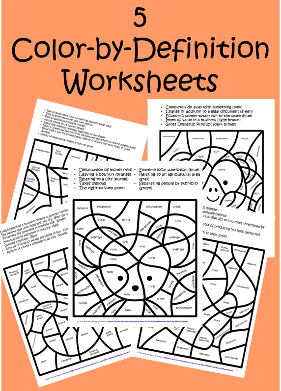 Shows what the coloring pages look like