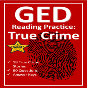 Cover for GED Reading Practice: True Crime