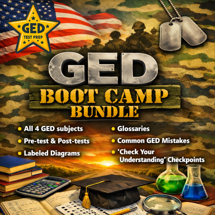 Cover for GED Boot Camp Bundle