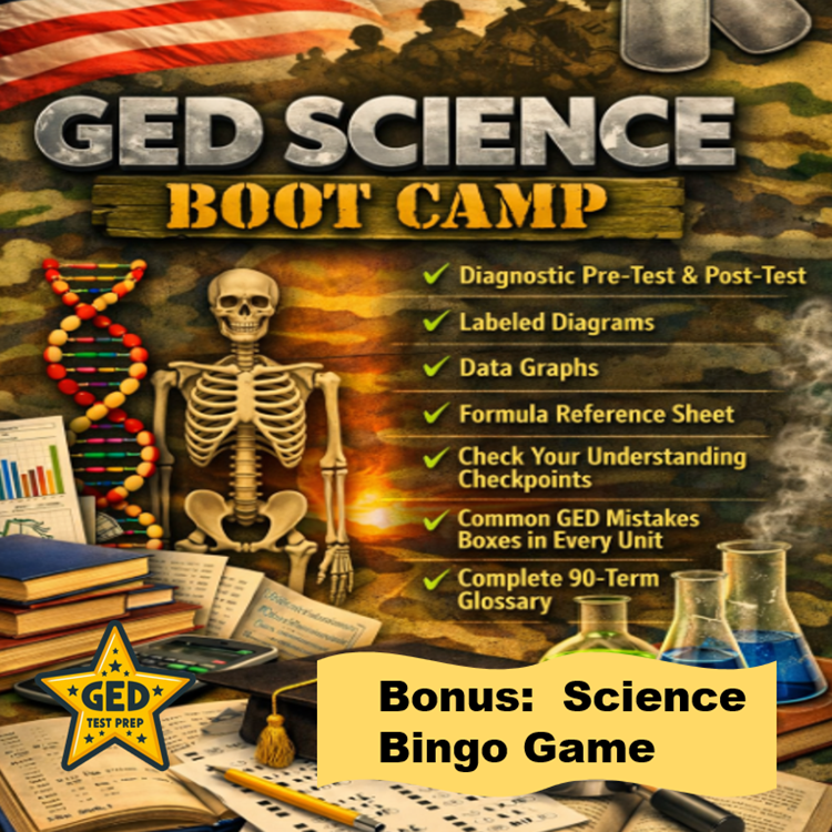 Cover for GED Science Boot Camp